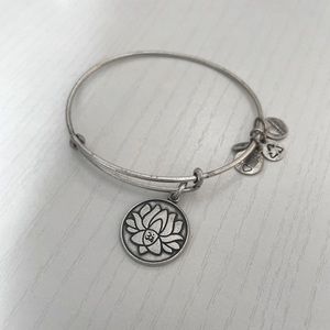 Alex and Ani Lotus and Ohm bangle
